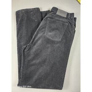 Lauren Jean Co Ralph Lauren Womens Corduroy Jeans 10 Black Straight Career